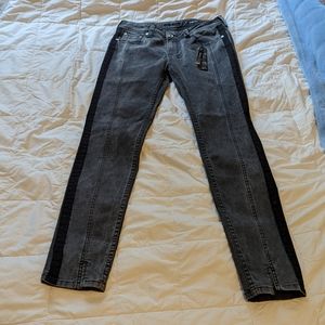 GRACE IN L.A. side stripe skinny jeans
